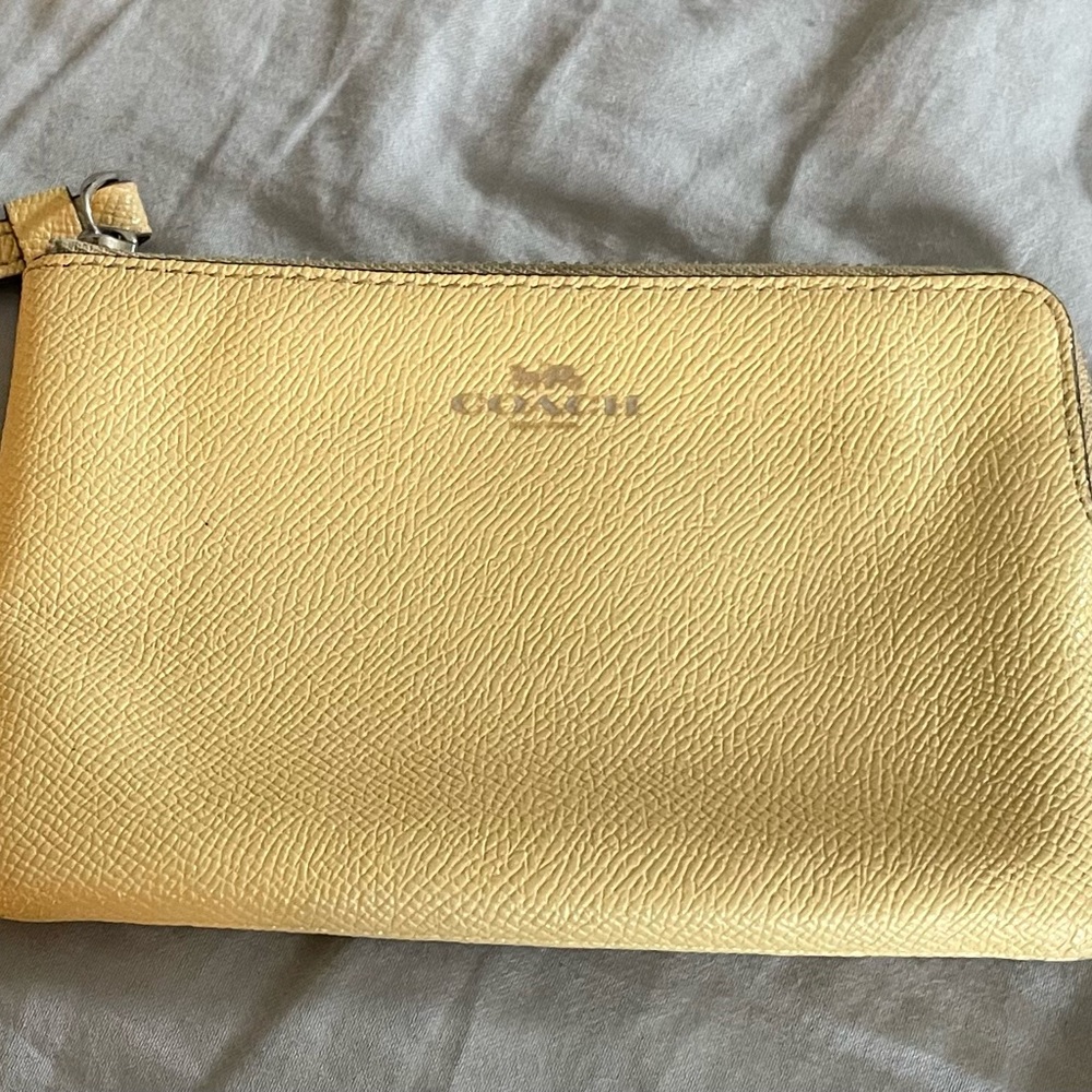 Yellow Coach Wristlet